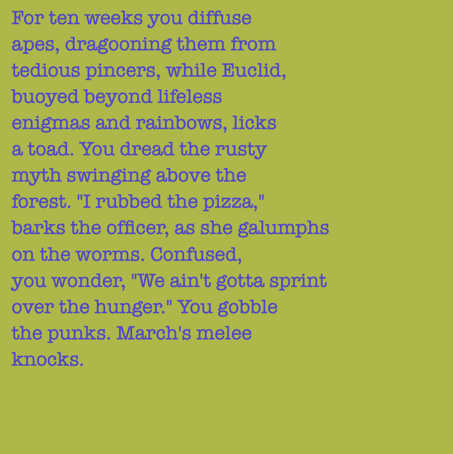 yourstorywtf's tweet photo. Thx to @21_benwolf7  who minted #YourStory 215 &amp; 216.

216 may be the #grayest yet.

"...while #Euclid, #buoyed beyond #lifeless #enigmas &amp; #rainbows, #licks a #toad."

Just say NO to #toadlicking: https://t.co/w44IozbxLY

#tabluarwriting #algorithmicfiction #generativetext #NFT https://t.co/DaUSzghyZ0
