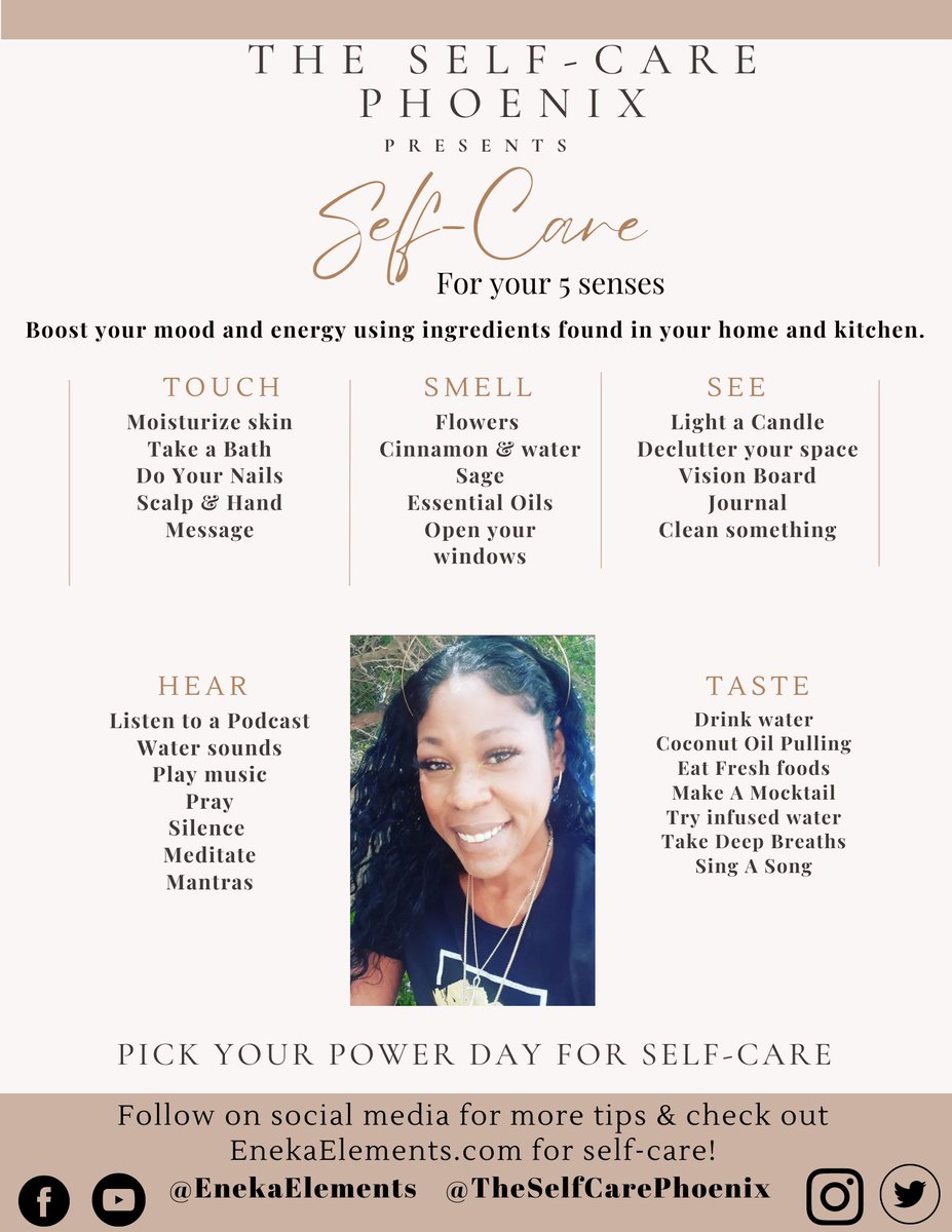 EnekaElements's tweet photo. Come get self-care tips and ways to boost your energy! #selfcare #tips #education #publicspeakers #localnews #anickamartin #sustainablebeauty #phoenixbusiness #5senses #enekaelements #energy https://t.co/orzyLFpPYC