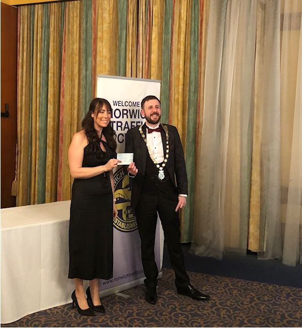 LMNorwich's tweet photo. Great fundraiser in #Norwich on Friday by #TrafficClub for @NorwichCityCSF. On the night alone, they raised £850. The Toast was our fine city. I replied and praised their work and history: there is only one other traffic club - and it's in #NewYork). @mercurenorwich https://t.co/D2CWsQp2dk