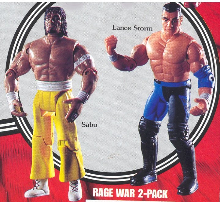 PaulKreese's tweet photo. @LanceStorm @MajorWFPod @TheMattCardona @Myers_Wrestling here is my custom #ecw #osftm #ragewar Lance Storm prototype figure in blue. Can't wait to get a Sabu to make a yellow figure to go alongside it. https://t.co/trJjQSRrHy