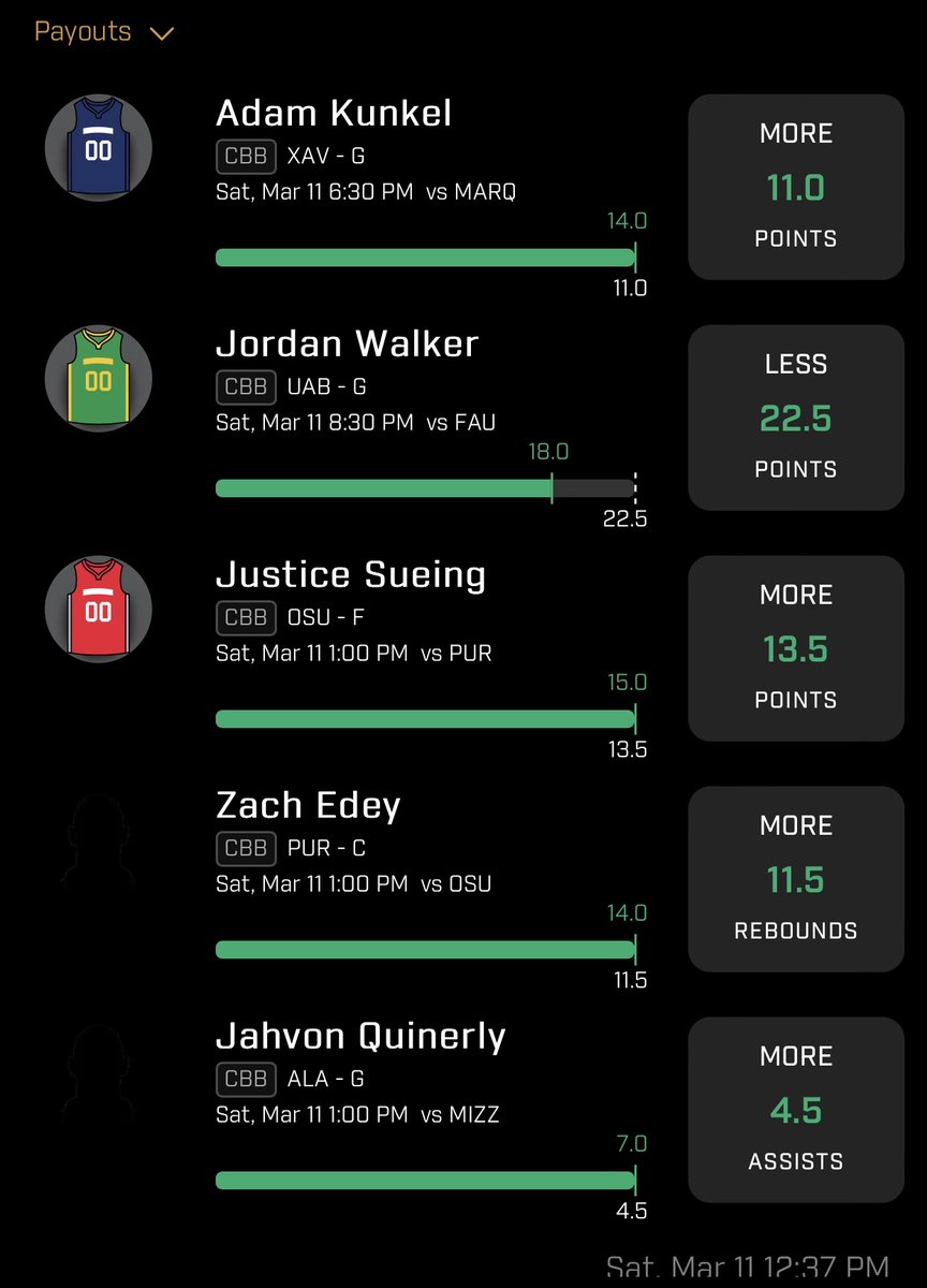Parlaye on Twitter "🟢 PrizePicks 🟢 We built and analyzed each pick on our Free Discord using