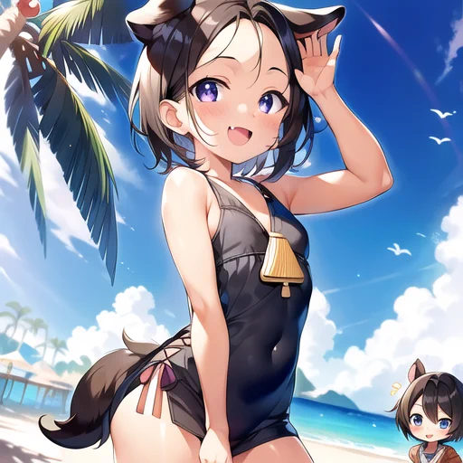 7頭身で出そうとすると古代エジプトっぽい服がなぜか水着になっちゃう!! 