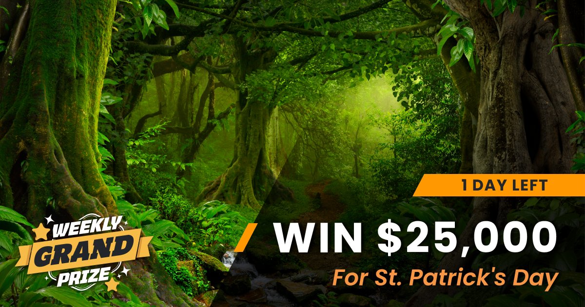 May the path ahead be filled with good fortune 🍀 💰. Claim your FREE entry to Win $25,000.00 before time runs out!  🌈 bit.ly/3Fhn9Zp