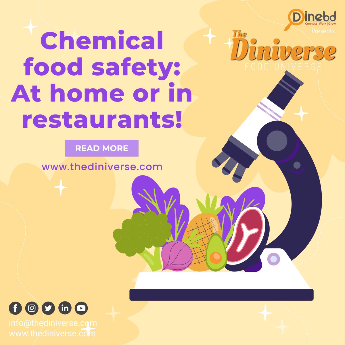 The_Diniverse's tweet image. Food safety and hygiene is used as a scientific discipline describing handling, preparation, and storage of food in ways that prevent food-borne illness.

Visit: thediniverse.com 

#foodsafety #foodhygiene #dinebd #thediniverse #foodmagazine #fooduniverse #emagazine