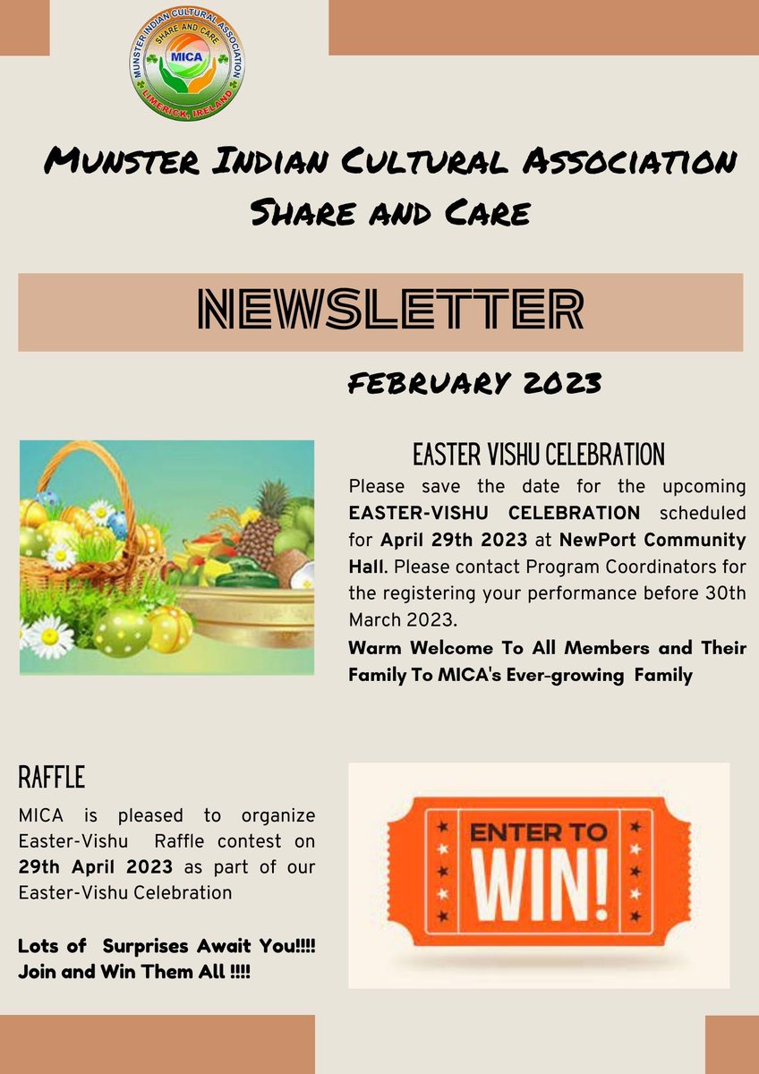 MICASHARECARE's tweet photo. MICA Newsletter February 2023 https://t.co/7H2YOZOKCJ