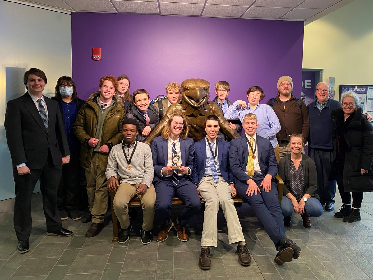 MUHSforensics's tweet photo. UW-WHITEWATER SPEECH BOWL

ELOM ADJANOR '25 - Finalist, Impromptu Speaking
MATTHEW PENNINGTON '23 - Finalist, Extemporaneous Speaking
NICK PIENKOS '25 - Finalist, Extemporaneous Speaking
OWEN KILLORAN '23 - 1st Pl, Extemporaneous Speaking
@marquettehigh https://t.co/ua8AMrEYUB