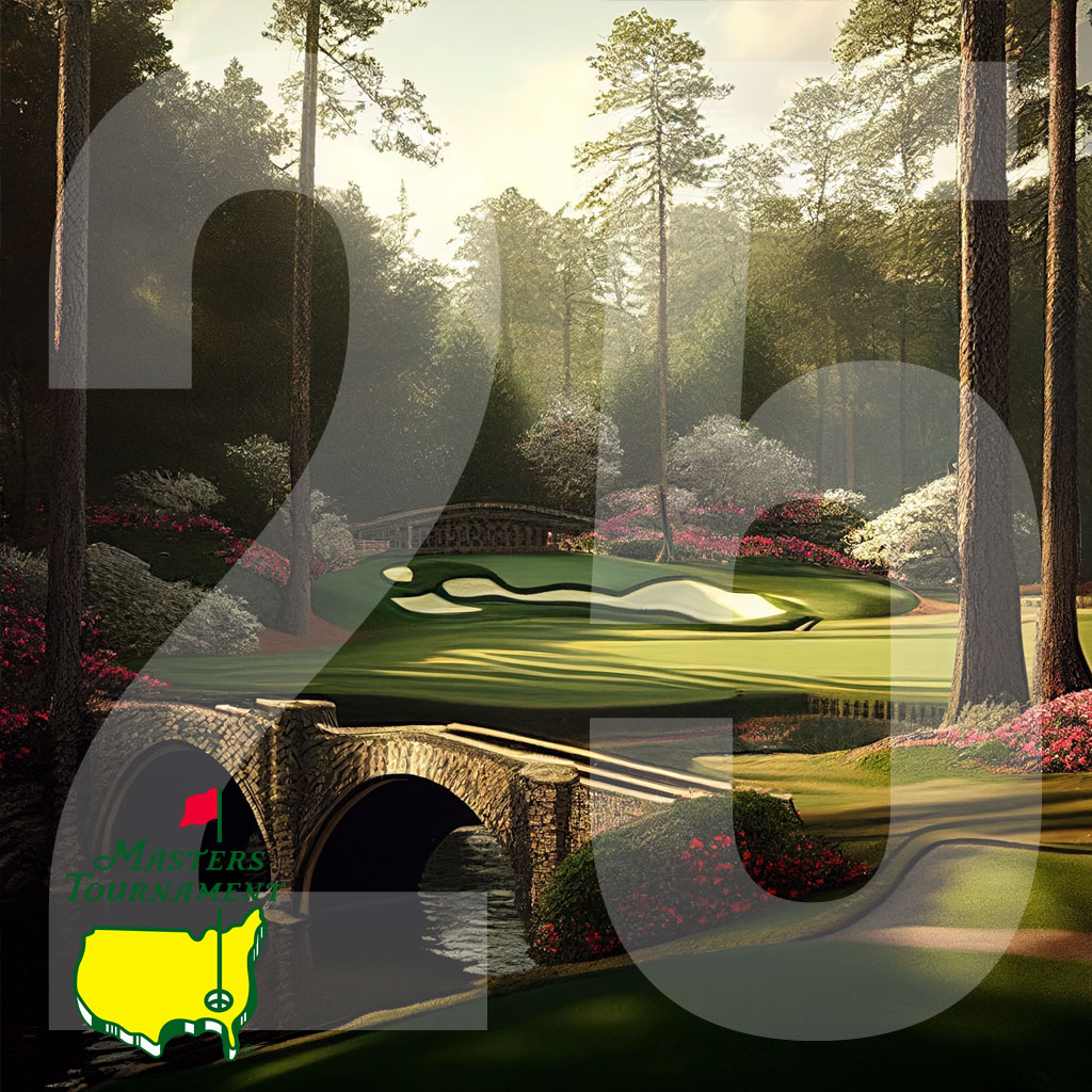Only 25 days until #TheMasters. ⏱⏰⏳ #masterscountdown