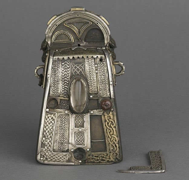 St. Mura was born in Donegal 550 AD - 645 AD.  His feast day is celebrated today, 12th of March.
The monastery at Fahan was founded St.Colmcille in the 6th century and he appointed St. Mura as first Abbot. 3 great relics remain.
The cross slab
Bachall Mura
St Mura’s bell shrine