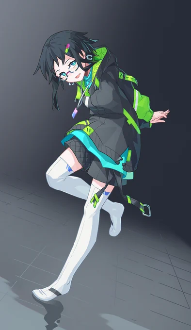 ややテックな感じを目指して 