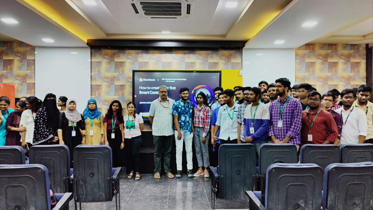 Susmitha1399's tweet photo. Had a great workshop with IARE . Here are some photos from the #workshop 

@shardeum @ShardeumHyd https://t.co/Ti9n5UhRtG