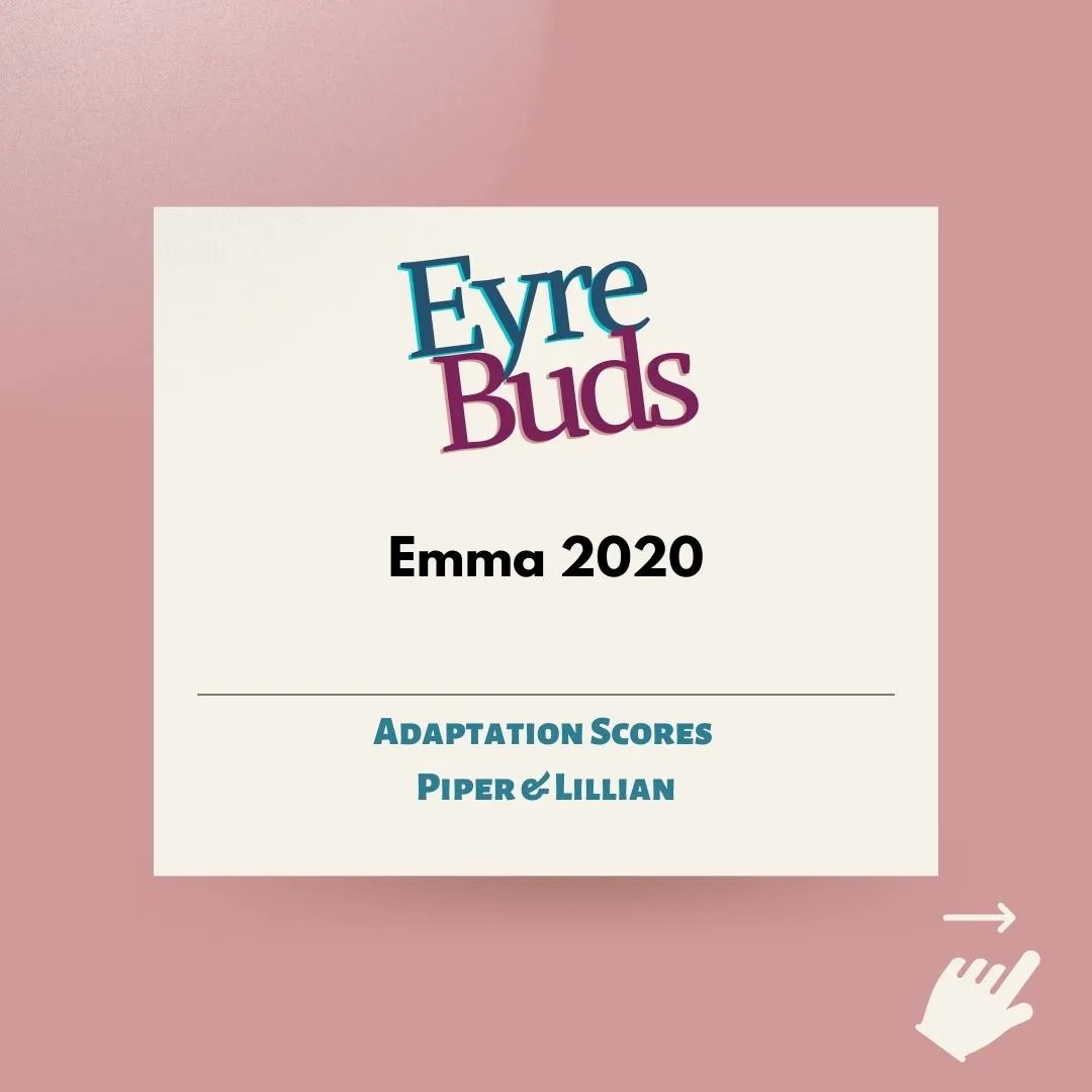 EyreBuds's tweet photo. Our final ratings for #Emma2020! Tomorrow we are back with a new episode with the 1938 Mercury Theater Production with #OrsonWells playing Rochester for the first time.
#janeausten #anyataylorjoy #billnighy #johnnyflynn #mrknightly #alicefrost #JaneEyre #charlottebronte https://t.co/oSCh9T0oSt