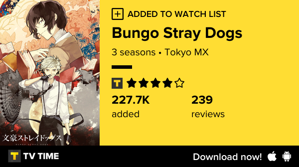 MUFC_S86's tweet photo. I've just started following Bungo Stray Dogs https://t.co/HHsE6n0WKB #tvtime https://t.co/5EPhUczzLP