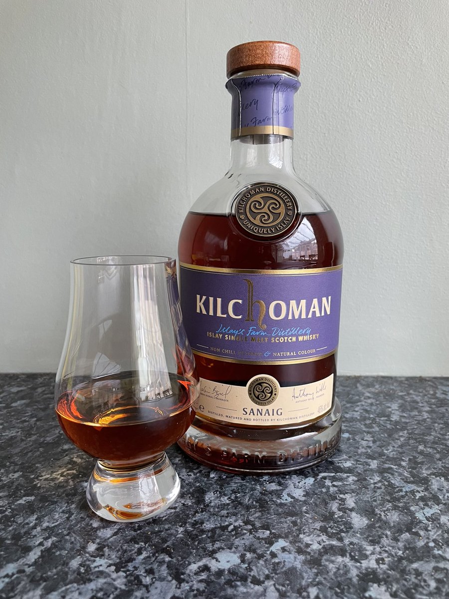 Continuing my Whisky tour of Islay <a href="/Kilchomanwhisky/">Kilchoman Distillery</a> Sanaig. #whisky #Islay