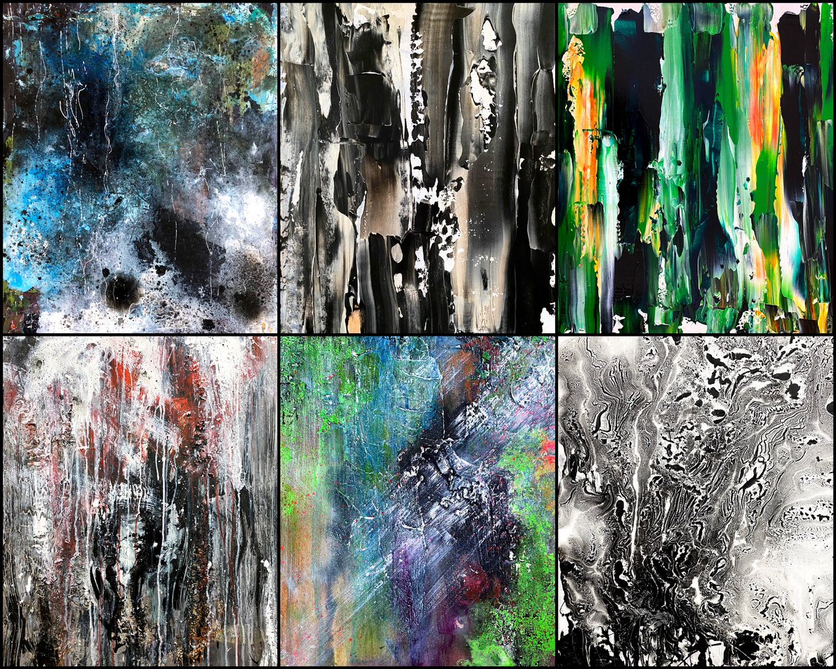 Serious_Art_'s tweet photo. Do you know what happens to the physical painting if I sell my 1/1 NFT?
It has something to do with a video 🤫😉
#abstractivism https://t.co/IdG3d1S5HJ