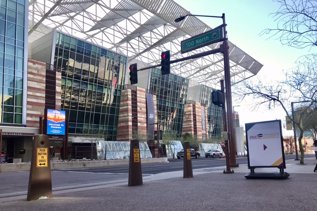 It’s a beautiful day in Phoenix! #PDCSummit pre-conference events kicked off this morning at the Phoenix Convention Center.