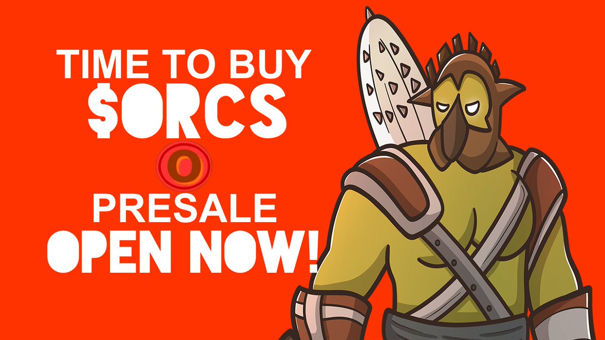 ❗️❗️❗️Presale has started, it's time to buy $ORCS❗️❗️❗️

Link: orcstoken.com

<a href="/hey_wallet/">Hey Wallet!</a> send 3000000 $BREAD to the first 500 retweets, new followers, $ORCS comments.

#Binance #SolanaAirdrop #SolanaGiveaways #Solana #HeyWallet #ORCScoin #Presale #presaletoken