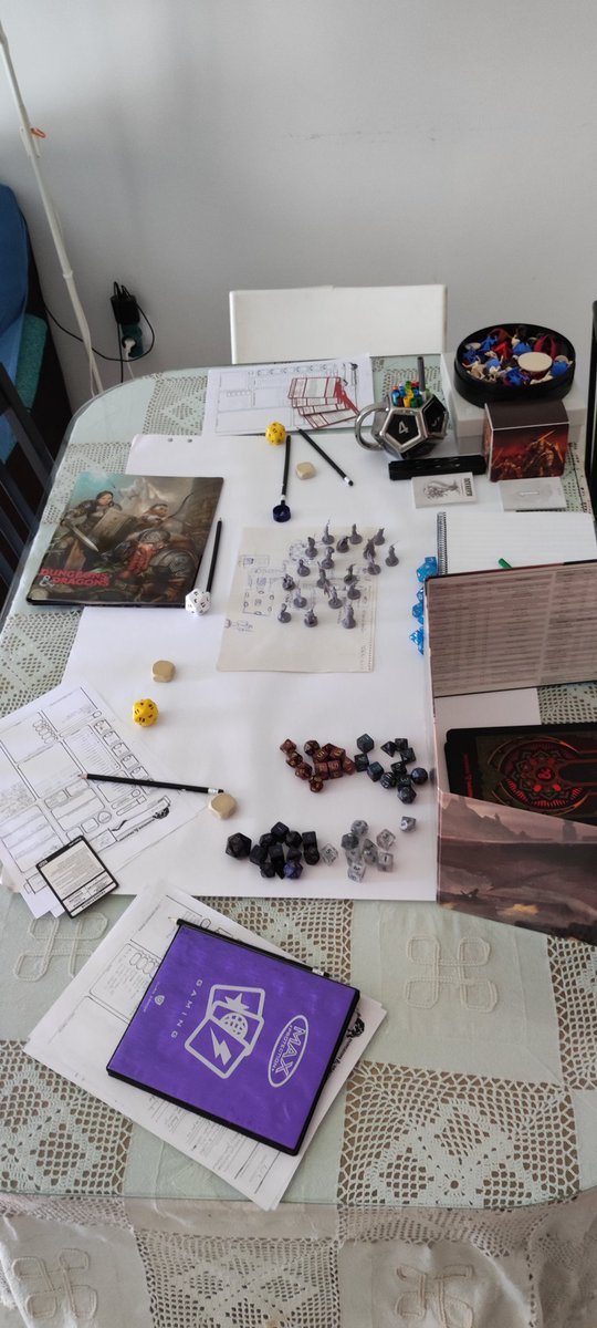 cuartitoroles's tweet photo. Todo listo para la partida #dnd5e https://t.co/jYd4yJbqR2