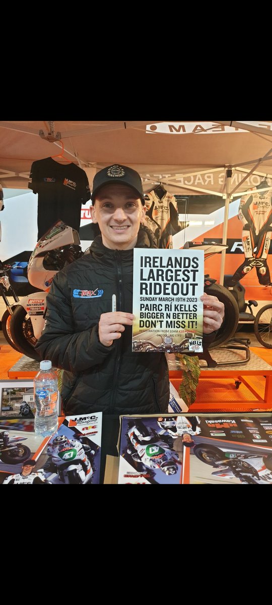 The countdown is on...

Irelands Biggest Rideout. 19th March. Registration from 10am at Park Ri, Kells, Co. Meath. €10 per bike. 

Please retweet and spread the word.