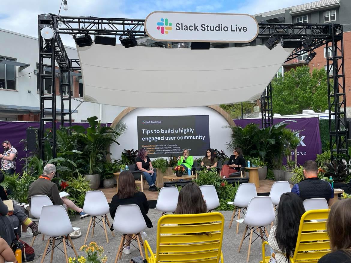 SlackHQ's tweet image. &quot;We&apos;ve got to start really investing in the leaders in the space that we need. Community is a really great way to get a lot of bang for your buck in a lot of ways, but you&apos;ve got to invest in it.&quot; 

-Holly Firestone, CEO, Holly Firestone Consulting #SlackSXSW #SlackCommunity