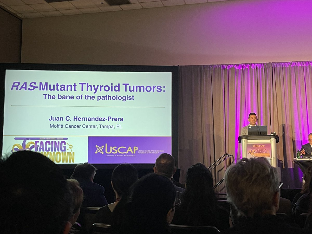 Dr. Juan Hernandez-Prera <a href="/TheUSCAP/">USCAP</a> #USCAP2023  what a brilliant educator!! #USCAP23