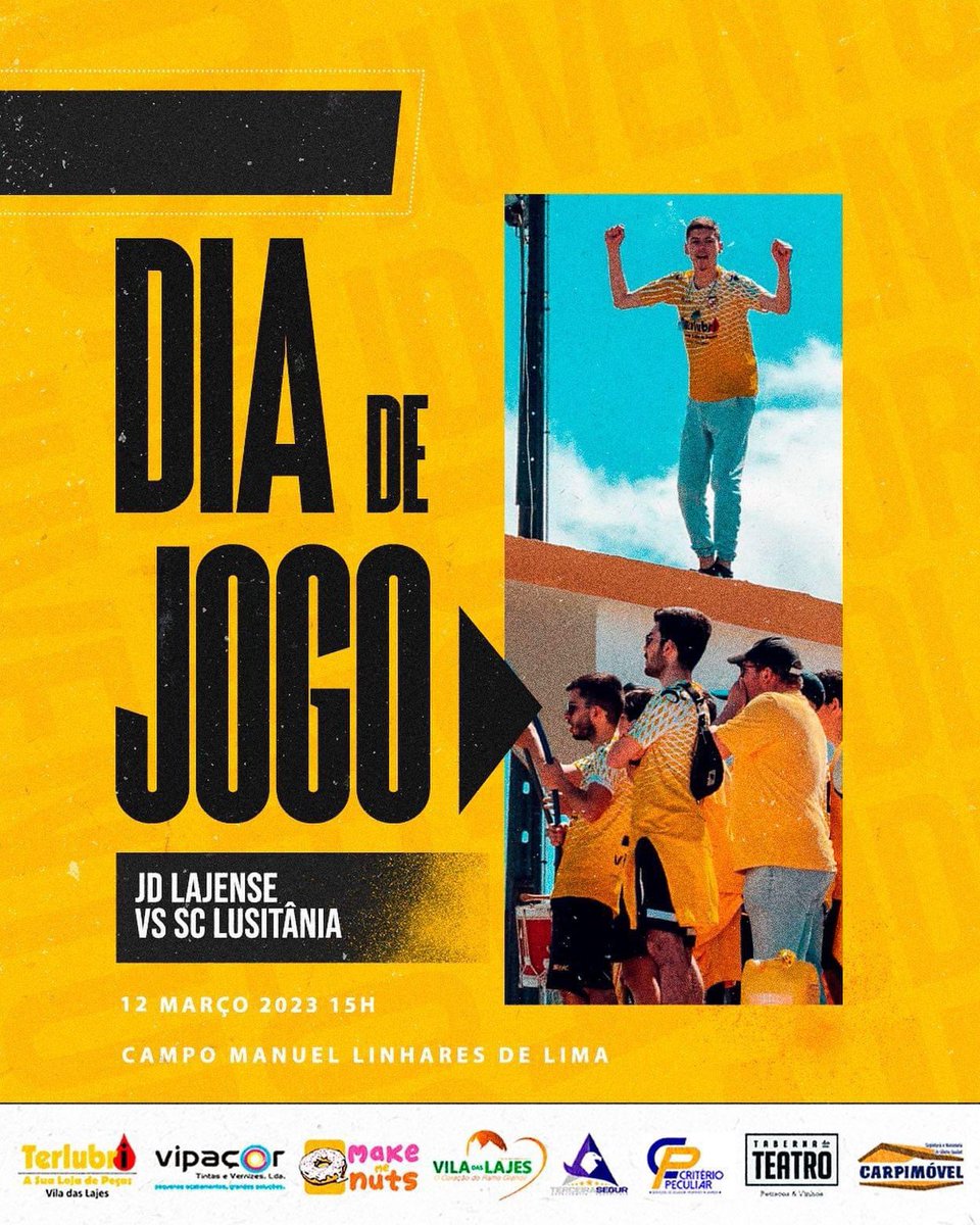 𝐄́ 𝐃𝐈𝐀 𝐃𝐄 𝐉𝐎𝐆𝐎𝐎𝐎𝐎𝐎𝐎!!! ⚽️

Hoje joga-se a 12.ª jornada da Liga Imobiliária 2% e estamos de volta a 🏠

Pelas 15h00, contamos com todo o vosso apoio, Amarelos! 𝐉𝐔𝐍𝐓𝐎𝐒, 𝐒𝐎𝐌𝐎𝐒 𝐄𝐍𝐎𝐑𝐌𝐄𝐒 🫵🟡⚪️

#BoraAmarelos #YellowSubmarine