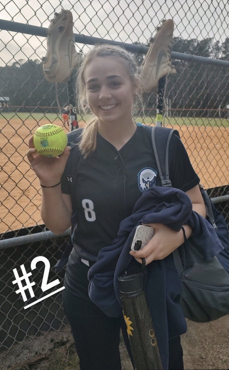 WakeTechSB's tweet photo. Split the doubleheader with Southeastern!  Game two in 8 with Cassie Browne’s two-run dinger to win it!!  WOW, Clutch!  GoEagles! https://t.co/sqCJ62cuJ8