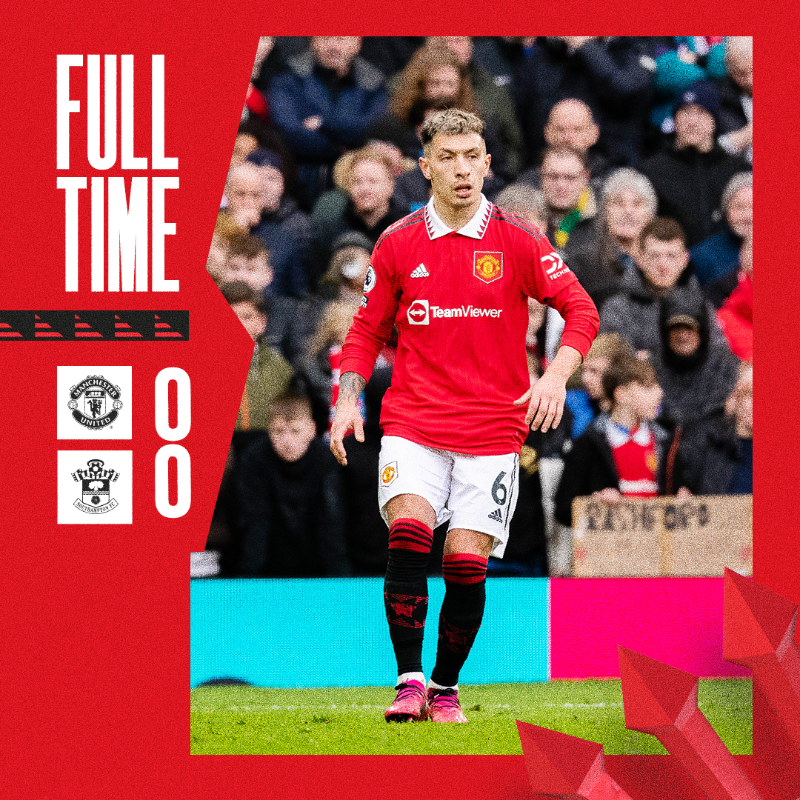 ManUtd's tweet photo. ⏱ A point for 10-man United.

#MUFC || #MUNSOU