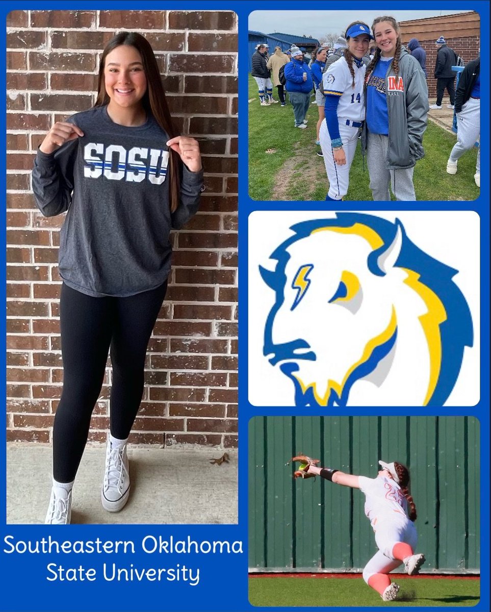 Congratulations to our <a href="/SEdwards_2024/">Susan Edwards</a> on her commitment to continue her academic and softball career at Southeastern Oklahoma State University! 💙💛They're getting one of our very best!! So proud! <a href="/TexasGlory/">Texas Glory</a> <a href="/NCAASoftball/">NCAA Softball</a> <a href="/SE1909/">Southeastern Oklahoma State University</a> <a href="/SavageStormSB/">Savage Storm Softball</a> #commited #savagestorm #bolt