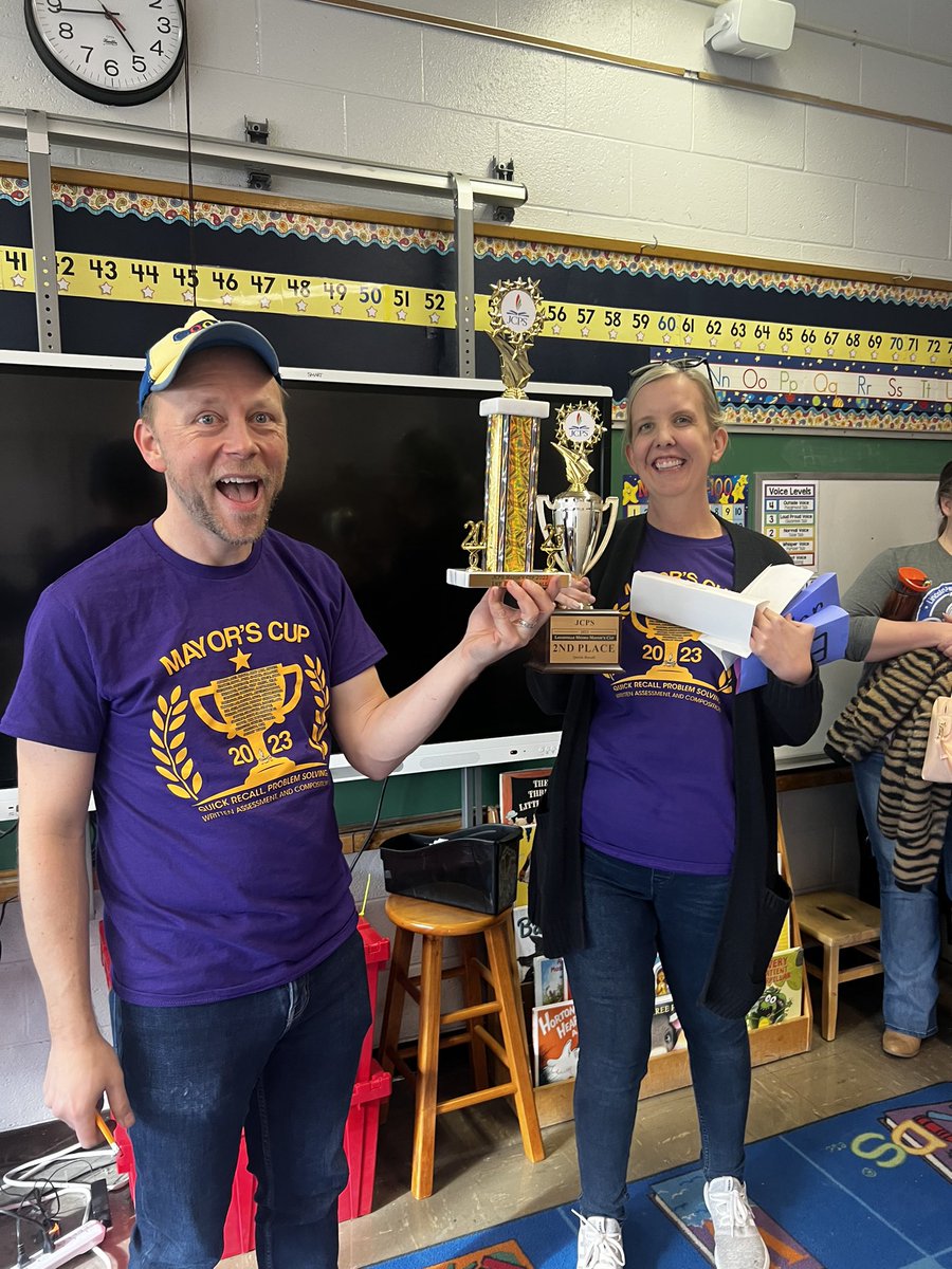 Mayor’s Cup on Saturday! 1st Place OVERALL, 2nd in Quick Recall, 2nd and 4th in math, 4th in social studies, 2nd in language arts, 2nd in fine arts, &amp; 4th in written composition! Thank you coaches for your dedication to our academic team! <a href="/JCPSKY/">JCPS</a> @JCPSAsstSuptES3  <a href="/melissakcase1/">Melissa Kasey Case</a>