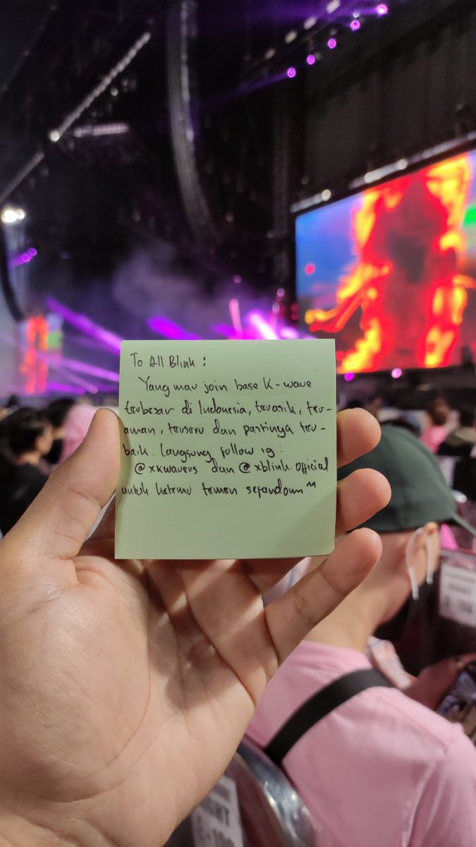 xkwavers's tweet photo. Blink mana blink🖤💗

#BORNPINKinJKTday2 #BORNPINKinJKT #BORNPINKinJAKARTA #BLACKPINK #JISOO #LISA #ROSE #JENNIE

@xkwavers @xblinkofficial https://t.co/0lPQGep9jB