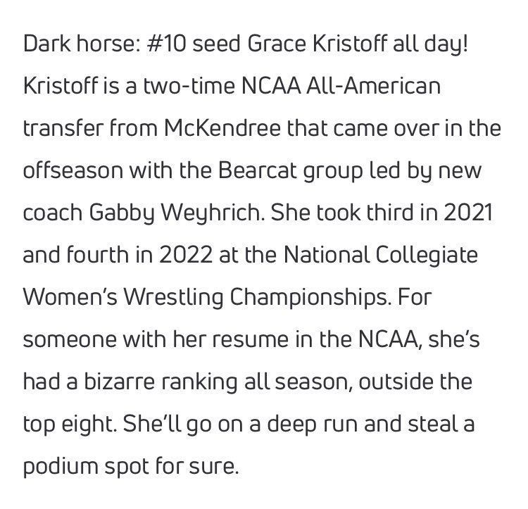 AWWderek's tweet photo. Kristoff 191 national champ. Just sayin’. https://t.co/33dBpjbwtI