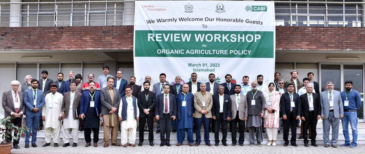 SAUADKPak's tweet photo. Workshop on Review of Organic Agriculture Policy for Pakistan. https://t.co/yligCxJgQ0
