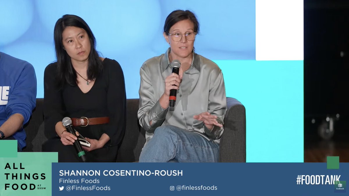 “The only way we can sustainability feed our population &amp; have a climate-resilient food system is through diversification,” says Shannon Cosentino-Roush @finlessfoods

Follow along now at bit.ly/3mNIRxs #FoodTank #SXSW