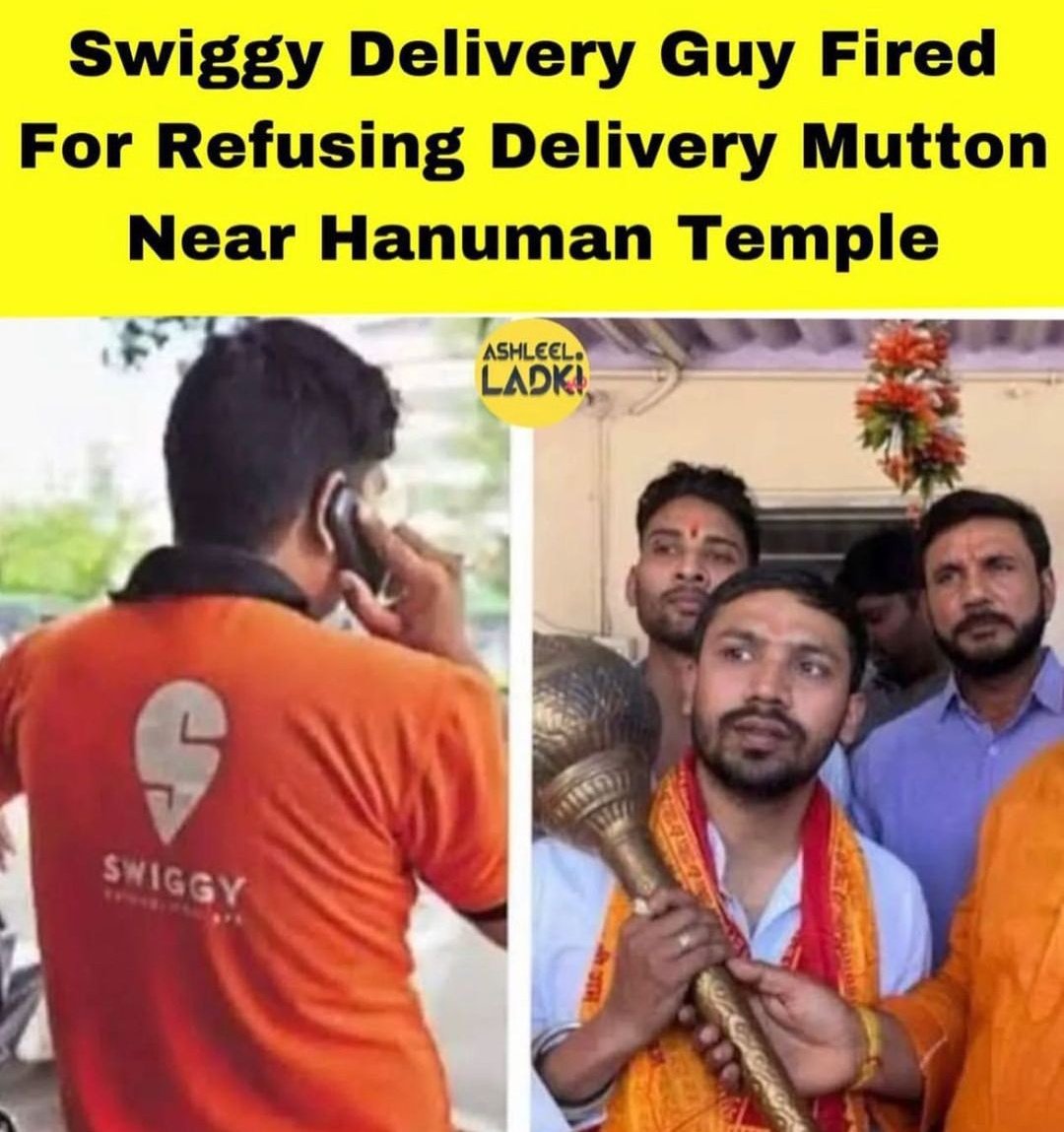 Shame on <a href="/Swiggy/">Swiggy</a> <a href="/SwiggyCares/">Swiggy Cares</a> i will never ever order anything from swiggy now, would go by my self to get anything.