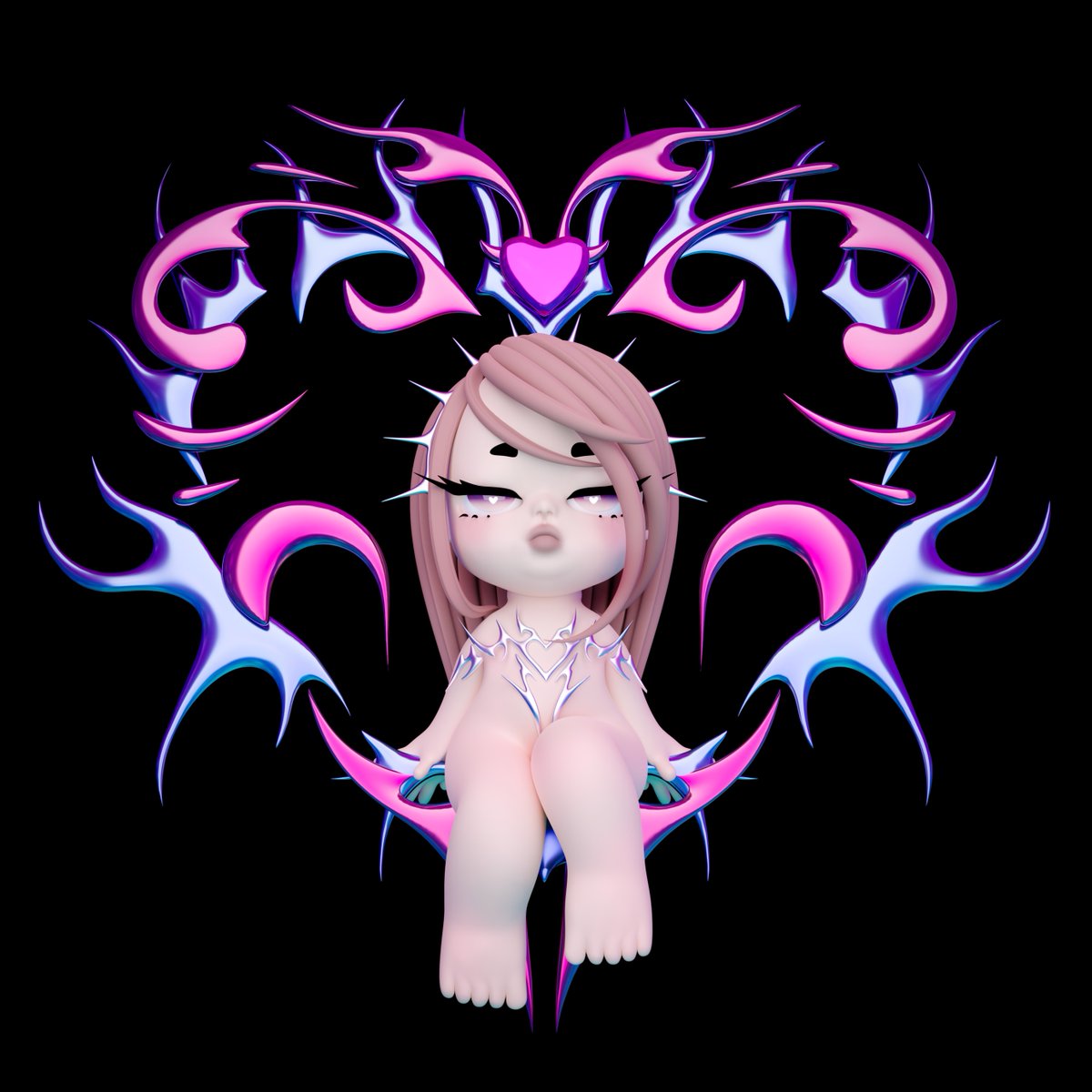 Sending you my thorny heart 🖤 

#xloullou #chromeheart