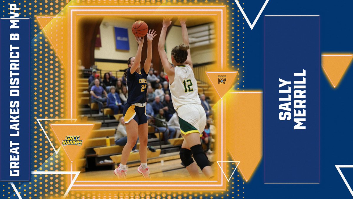 NJCAA Great Lakes District B Women's Basketball Tournament MVP: Sally Merrill, Grand Rapids CC