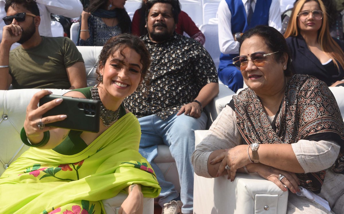 AshishXL's tweet photo. Thank you so much @sanyamalhotra07 for attending @NBTDilli All Women Bike Rally. Your presence was a great encouragement for participating women as well as us. https://t.co/VXxgxSz4mk