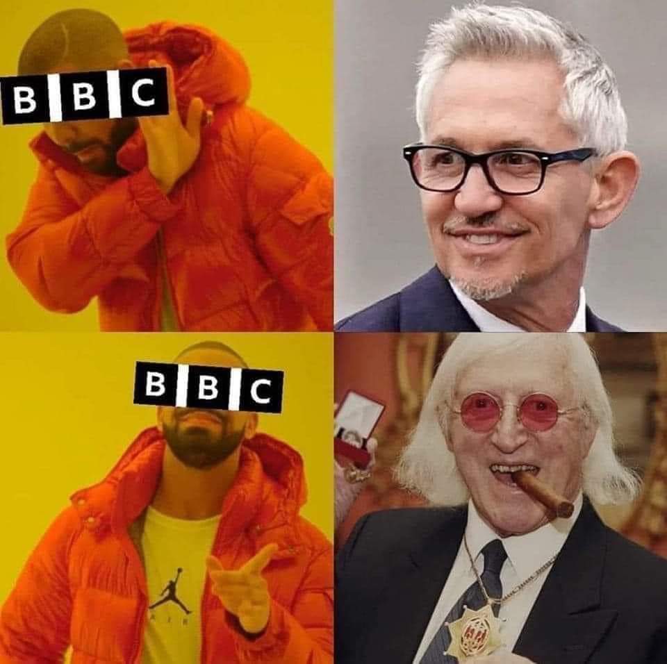 BirdySaid's tweet image. Impartial to covering up years of child rape and abuse.  #badauntie #BBCBias #GaryLinekar #BBCfixedit