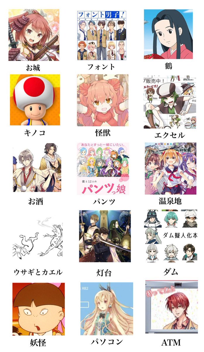 もう擬人化されてないもの無い説