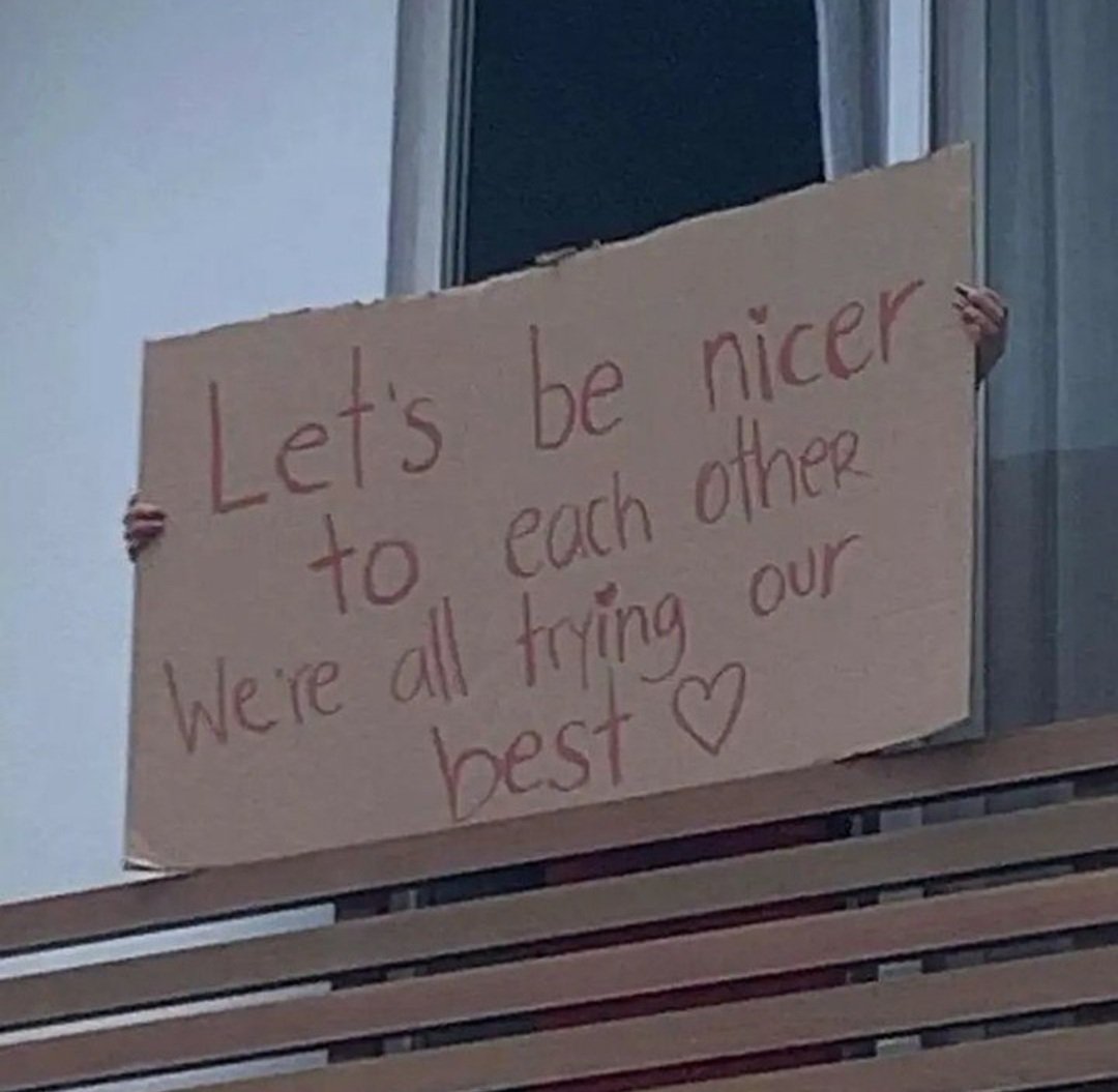 Just be nice!
#SundayThoughts 
#sundayvibes 
#SundayMotivation 
#thoughtoftheday