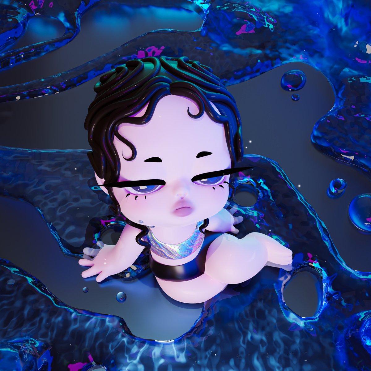 𝐒𝐨𝐦𝐞𝐭𝐡𝐢𝐧𝐠 𝐢𝐧 𝐰𝐚𝐭𝐞𝐫. 🌊

#xloullou #3d #conceptart