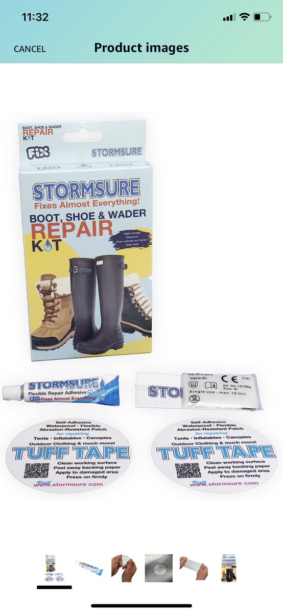 Kevin_Firth's tweet photo. @SmallholdersUK @annahowlettart Try this …… I’ve used it a few times now.  Will last at least 6 months, Better than throwing them away.  Also invested in waterproof socks so you can still use the wellies 👍 https://t.co/nYGlx1O0WN
