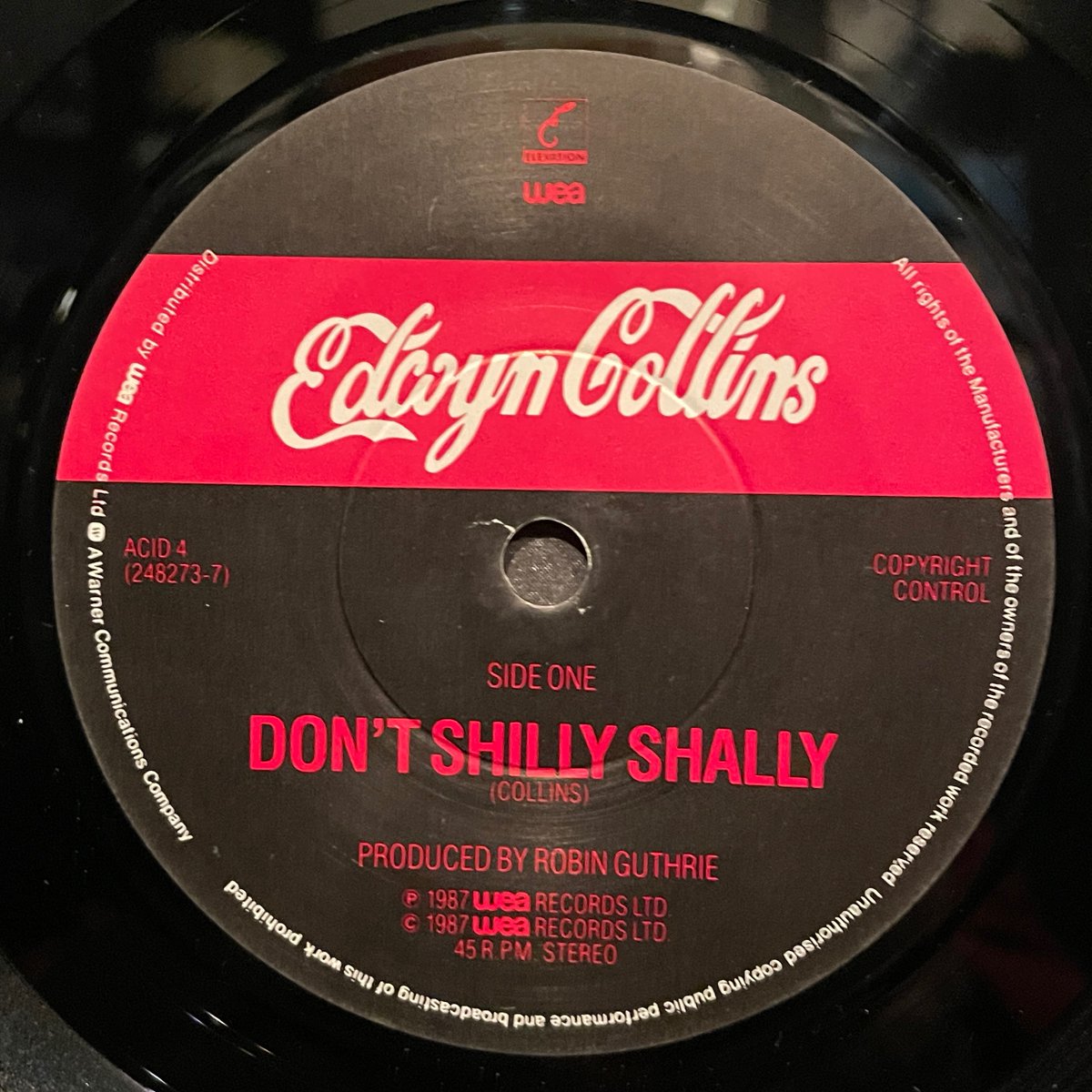 ほな7いこか
EDWYN COLLINS / Don’t Shilly Shally [’87 Elevation / WEA --- ACID 4]
#EdwynCollins  #DontShillyShally  #RobinGuthrie  #vinylbar  #musicbar  #レコードバー  #mhc12032023
youtube.com/watch?v=3oS082…