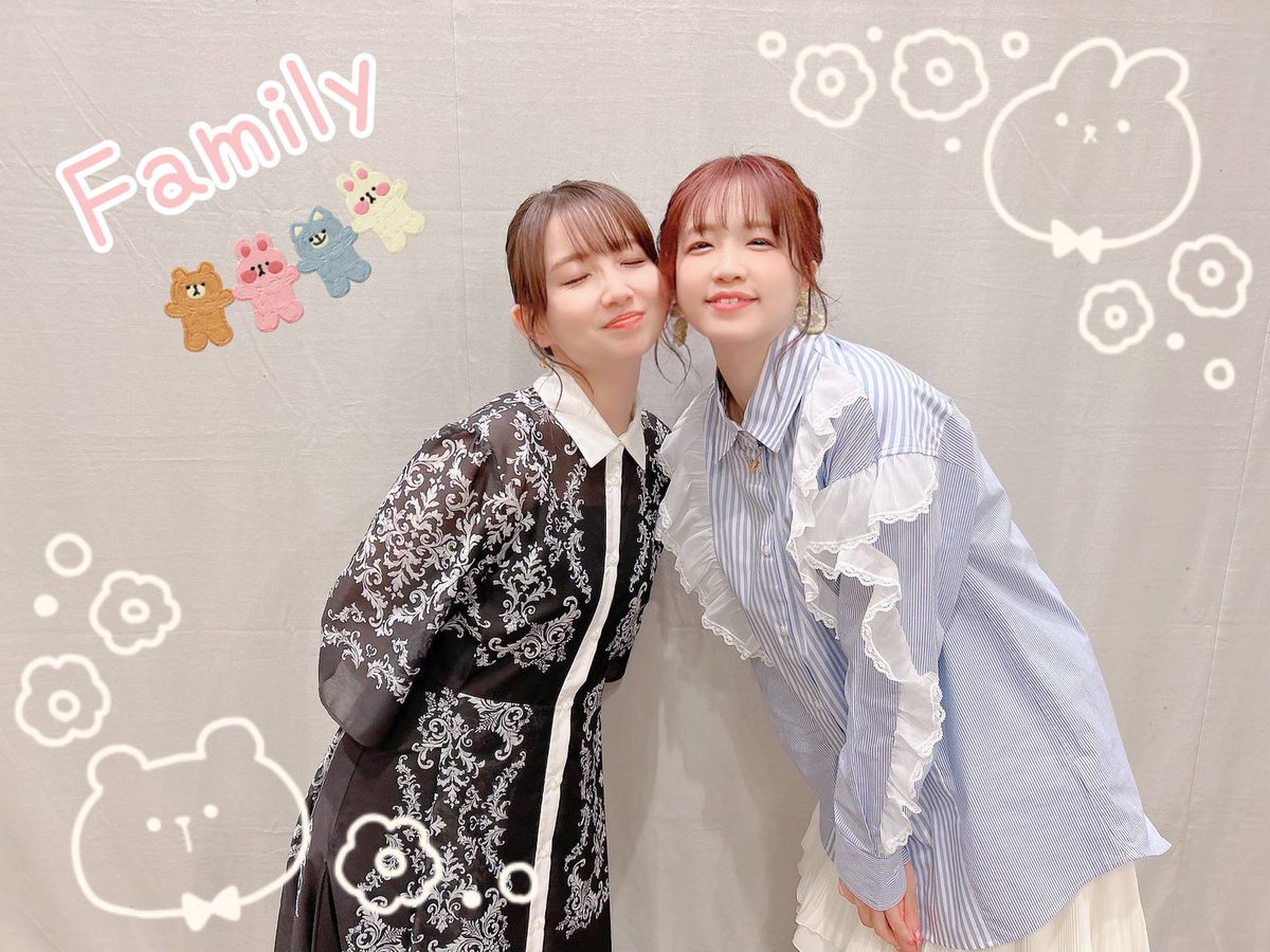 #瑠美まる✨イベントありがとうございました〜〜〜🥰🙏🌸🌸🌸
お互いの好きなところ、テニプリ、お洋服、いろんな話をして凄く凄く楽しかったです〜！！！
親密度の企画で昼の部の桑ちゃんにつづき
家族になれたの嬉しすぎたっ👭🐊
やったー！！！！！
これかもずっと仲良くしてくだぱい♡