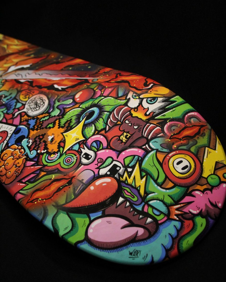 William__Art_'s tweet photo. Custom painted skateboard from @JARTSKATEBOARDS , hope u like it!
🖌️🛹👺🔥
#art #skate #skateboard #graffiti #anime #rengoku #kimetsunoyaiba #doodleart #urbanart #customskate #paintings #jart #CustomDeck #posca https://t.co/U2l2PGRNLr