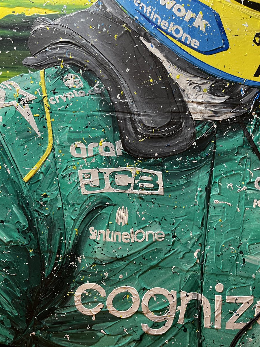 formulaart's tweet photo. Sneak peek…
@alo_oficial @AstonMartinF1 
Palette knife painting https://t.co/U1fxnHzZ11
