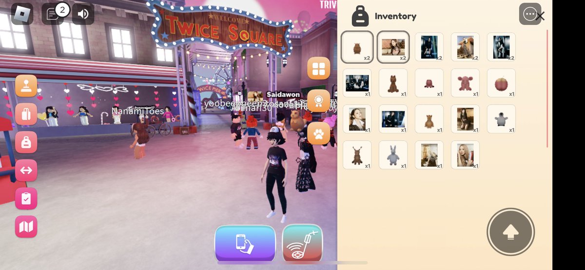 mskdsaida's tweet image. Already done with TWICE x Roblox Collectibles! 🥹💕 #TwiceonRoblox