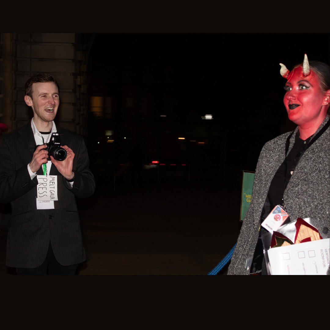 array_studios's tweet photo. Additional pics of our #MeltGala last weekend! What an extravaganza! This was to celebrate our #Turnerprize2021 exhibition #Thedruthaibsball being acquired by and currently showing in the glorious @UlsterMuseum , running till Sept 2023. #stateofdisarray #arraycollective #belfast https://t.co/KfTQcgpjGU