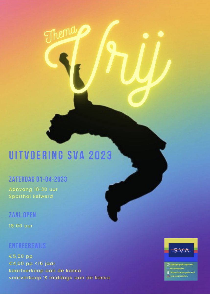 sva_appingedam's tweet photo. Aftellen! Eindelijk mogen we weer een uitvoering organiseren! 😀 https://t.co/lFgSeLONzR