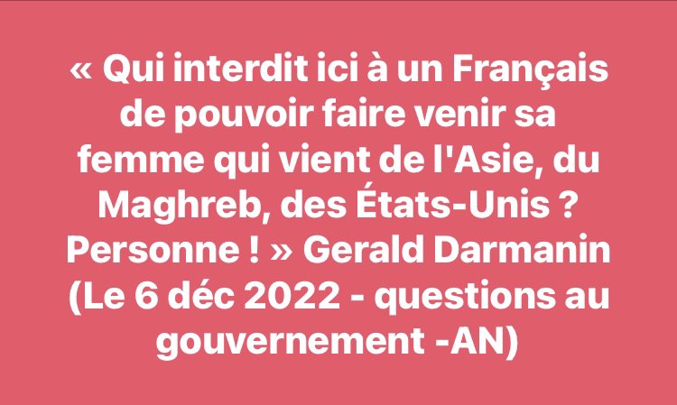 VCoussinet's tweet photo. On se demande bien qui, à part vous @GeraldDarmanin7 et votre ministère  dont dépend @FranceoSenegal qui empêche de facto tout dépôt de demande de #VISA conjoint.e de français.e de DROIT, faute d’ouverture de rdv depuis + d’ 1 mois !  @AssembleeNat @Interieur_Gouv @Senat https://t.co/T5zRhF93RG